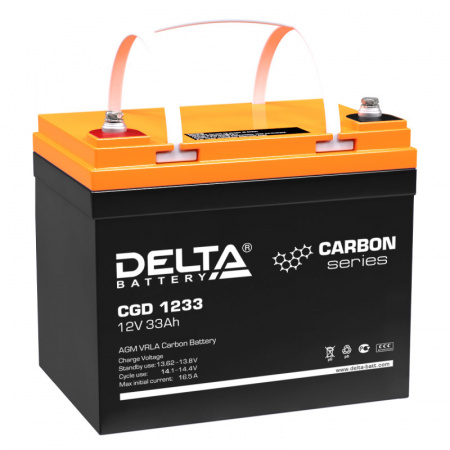 Аккумуляторная батарея Delta CGD 1233 (12V / 33Ah)