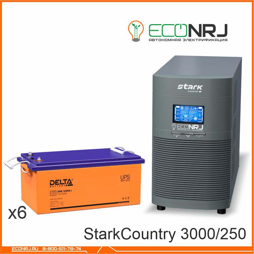 Инвертор Stark Country 3000 inv lt. ИБП Stark Country 3000 inv.