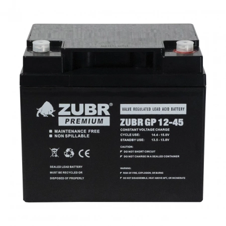 Аккумуляторная батарея для ИБП ZUBR GP12-45 12V45Ah