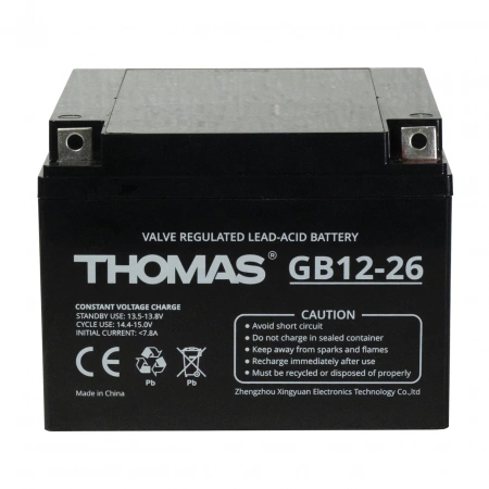 Аккумуляторная батарея для ИБП Thomas GB12-26 12V26Ah