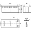 Аккумуляторная батарея Delta DT 12200
