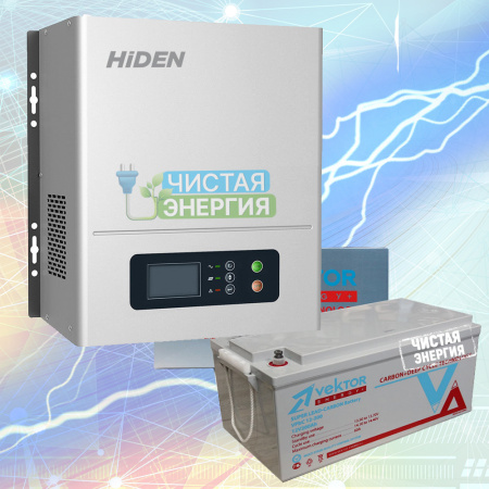 Инвертор Hiden Control HPS20-0312N+ Аккумуляторная батарея Vektor GL 12200