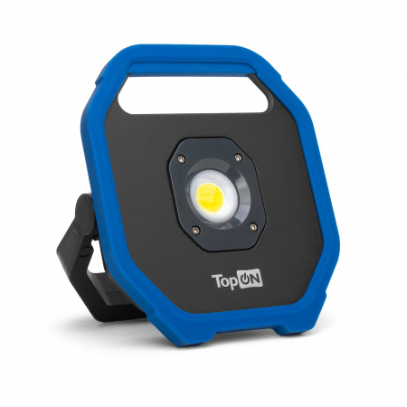 Аккумуляторный фонарь TopON TOP-MX1MGB LED 10 Вт 1100 лм 3.7 В 4.4 Ач 16.3 Втч магнитное крепление Синий