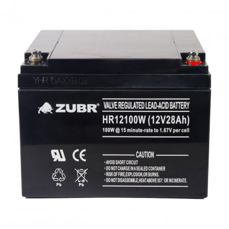Аккумуляторная батарея для ИБП ZUBR HR12-100W 12V28Ah