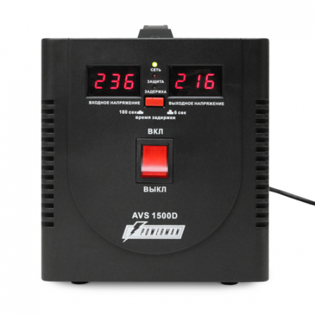 Стабилизатор POWERMAN AVS 500D Black