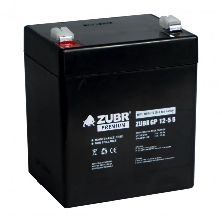 Аккумуляторная батарея для ИБП ZUBR GP12-5.5 12V5.5Ah