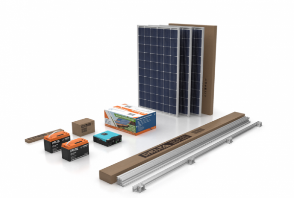 Солнечная электростанция SOLAR ECO 3 с углом