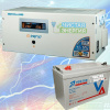 ИБП ДЛЯ ДОМА |  Инвертор Энергия Pro 3400 + Аккумуляторная батарея Vektor GL 12100 x2