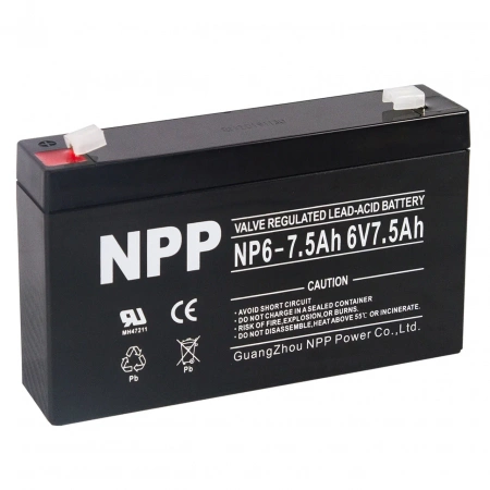 Аккумуляторная батарея для ИБП NPP NP6-7.5 6V7.5Ah