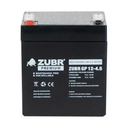 Аккумуляторная батарея для ИБП ZUBR GP12-4.5 12V4.5Ah