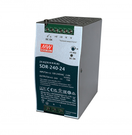 SDR-240-24 источник питания АC/DC, 230В/24В