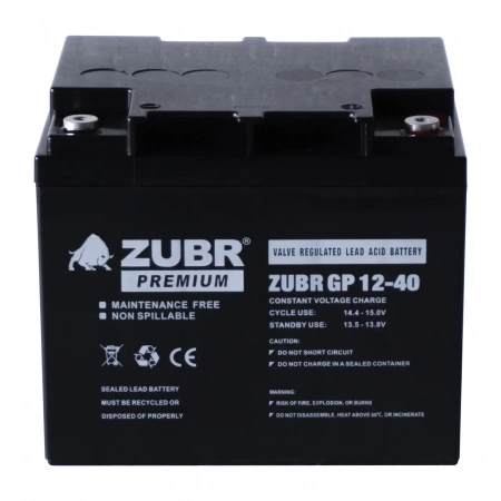 Аккумуляторная батарея для ИБП ZUBR GP12-40 12V40Ah