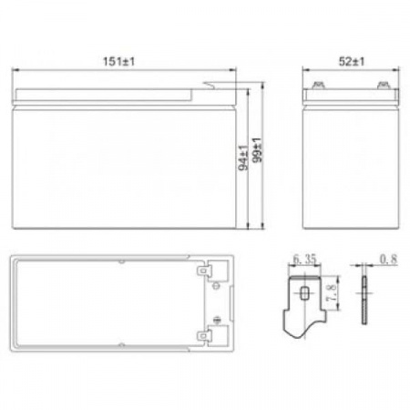Аккумуляторная батарея Delta HR 12-24 W