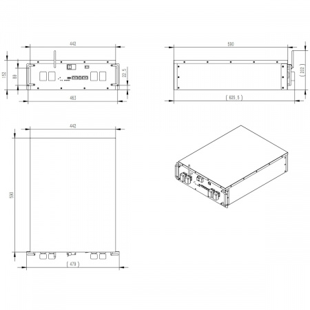 MNB Battery LPR-51.2-100 LED