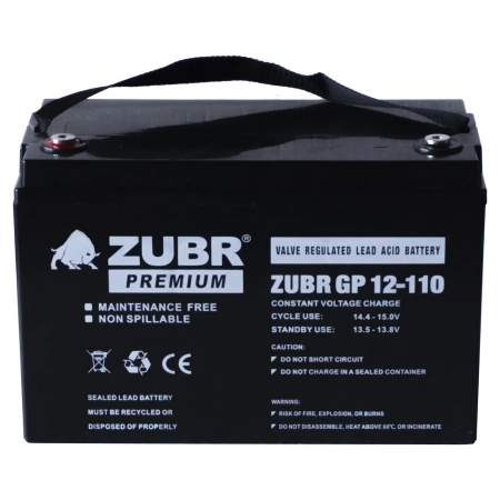 Аккумуляторная батарея для ИБП ZUBR GP12-110 12V110Ah