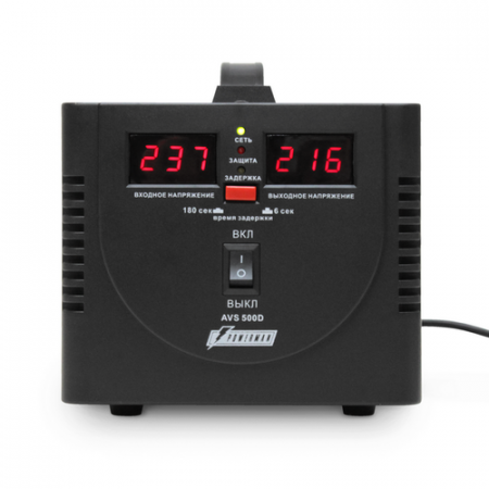 Стабилизатор POWERMAN AVS 500D Black