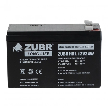 Аккумуляторная батарея для ИБП ZUBR HRL12-24W 12V6Ah