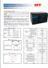 Литиевая аккумуляторная батарея NPP LiFePO4 12.8V 100Ah (LFP12.8-100 / NSFD100Q10)