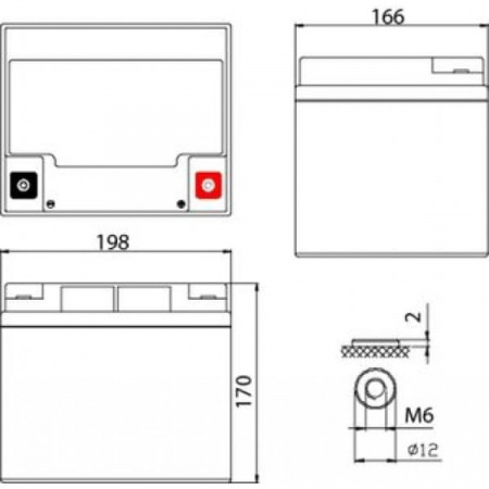 Аккумуляторная батарея Delta DT 1240