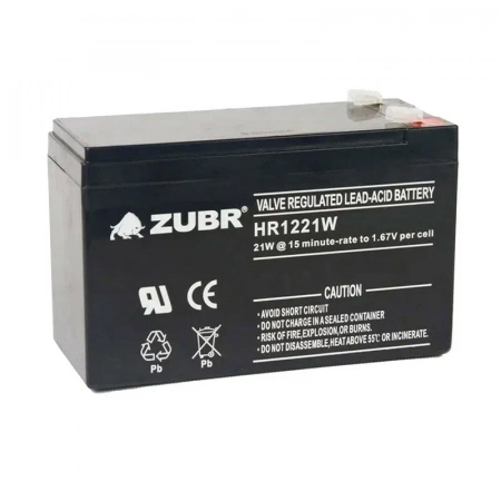 Аккумуляторная батарея для ИБП ZUBR HR12-21W 12V5Ah