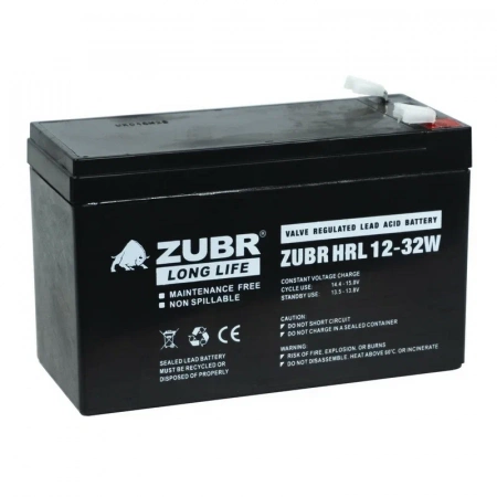 Аккумуляторная батарея для ИБП ZUBR HRL12-32W 12V7.2Ah